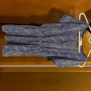 Cold-shoulder blouse